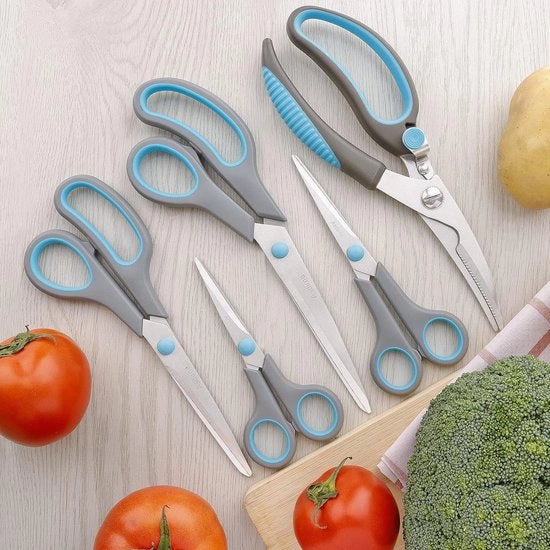 Set di forbici - forbici in acciaio inossidabile, 5pz.