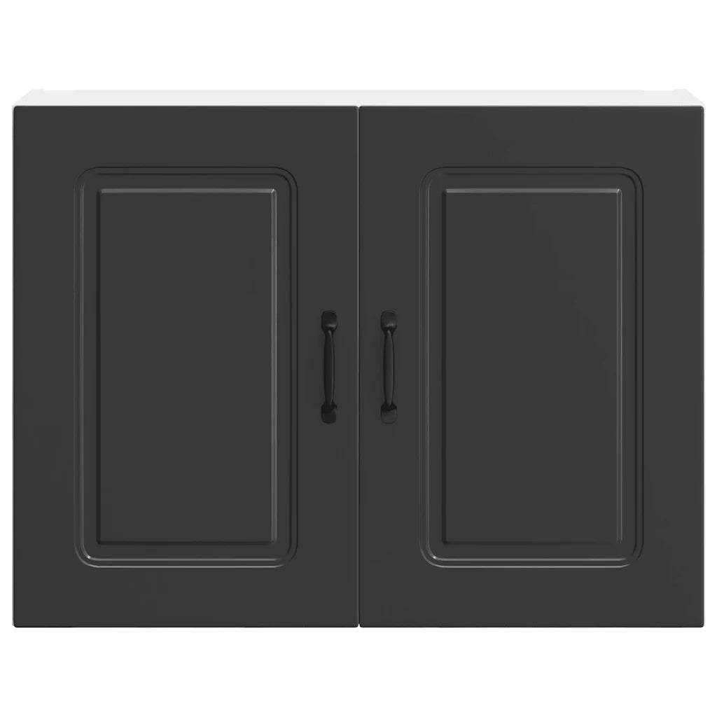 Pensile da Cucina Kalmar Nero in Legno Multistrato 853588