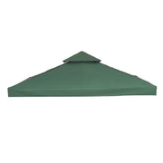 TELO DI COPERTURA PER GAZEBO DA GIARDINO 3 X 3 MT COLORE VERDE SCURO