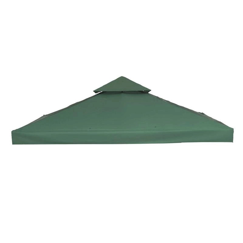 TELO DI COPERTURA PER GAZEBO DA GIARDINO 3 X 3 MT COLORE VERDE SCURO