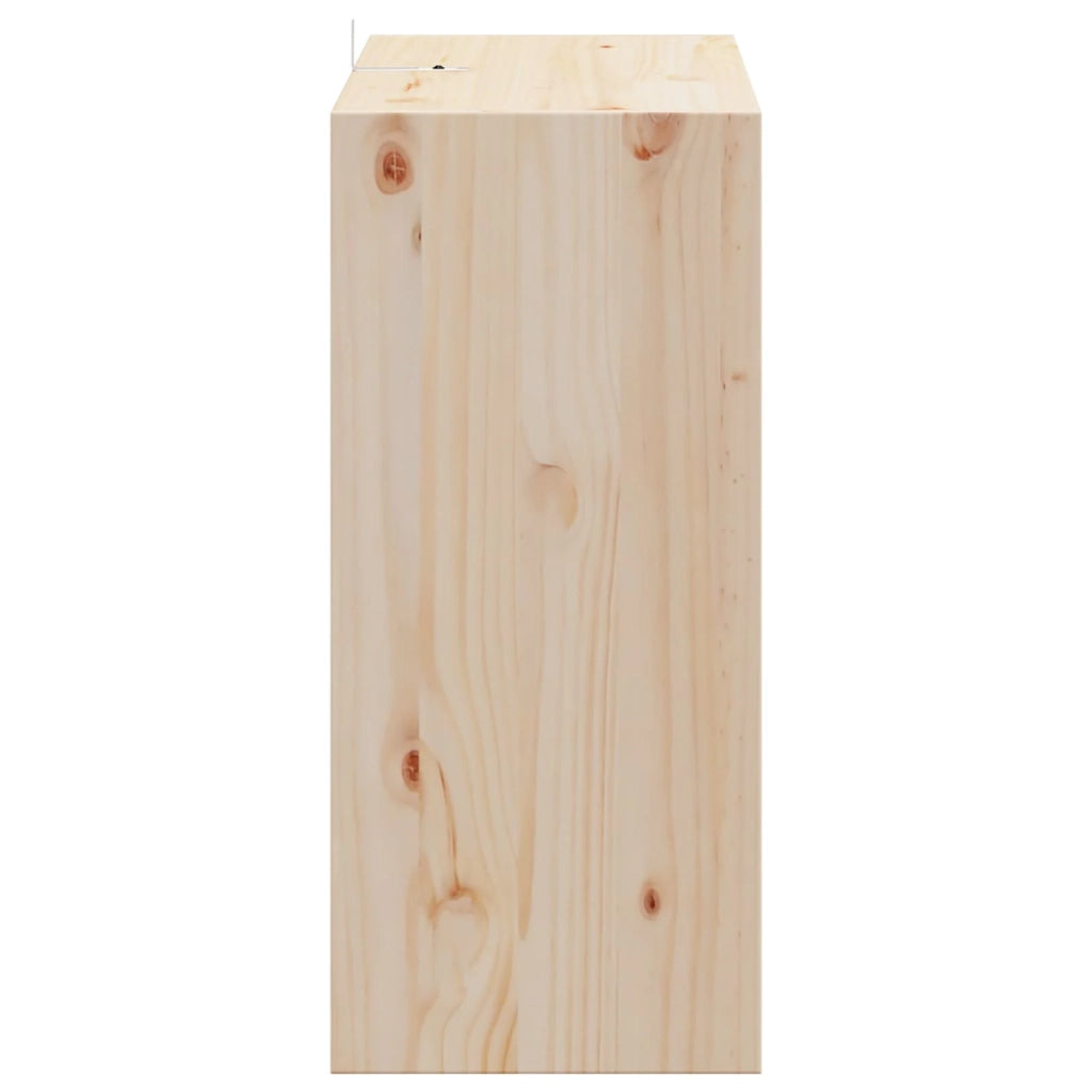 Portabottiglie 2 pcs Naturale 56 x 25 x 56 cm Pino massello 893312