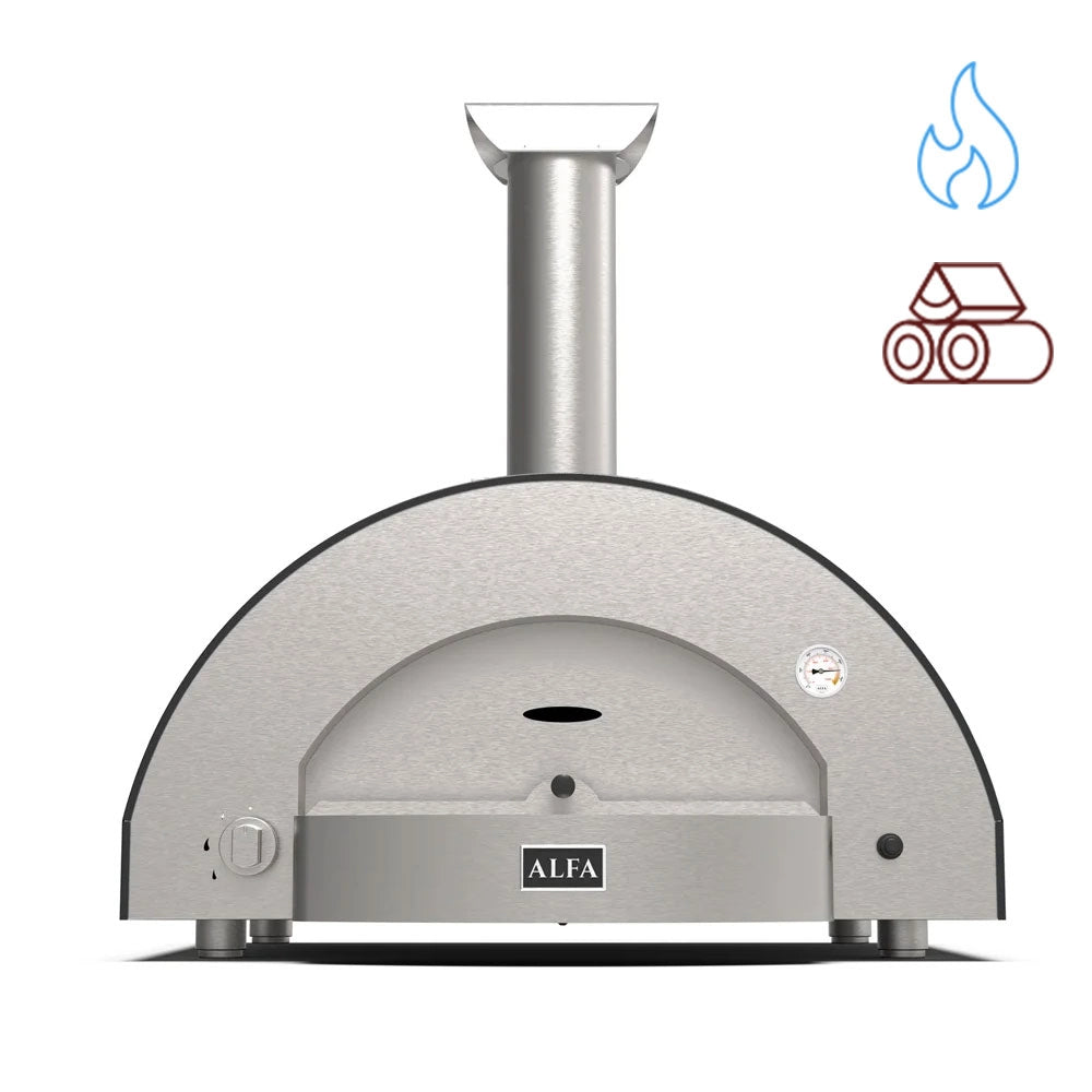 Forno per Pizza Esterno Classico 4 Pizze Alfa Formato: Ibrido