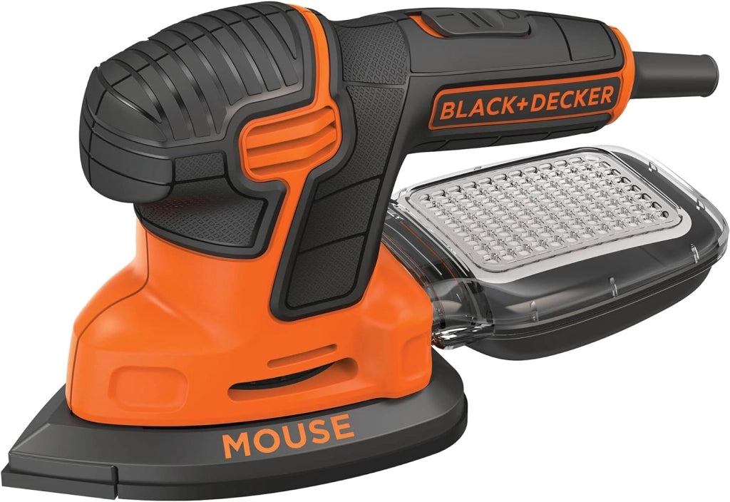 Black+decker ka2000-qs levigatrice mouse con 6 accessori e borsa multiuso, potenza 120 w