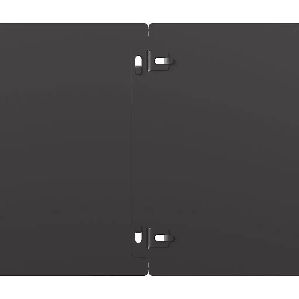 Bordure per Prato 30 pz Nere Acciaio Laminato a Freddo