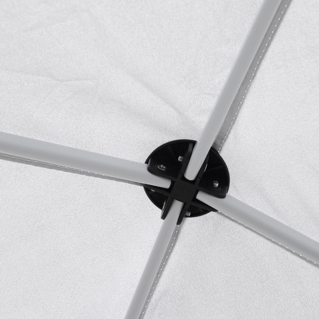Gazebo Pieghevole ¨C zephmum ¨C Acciaio e Tessuto Oxford, 2.5x2.5 m, Bianco
