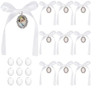 Set di 10 Hanger per Bouquet di Fiori in Argento Antico