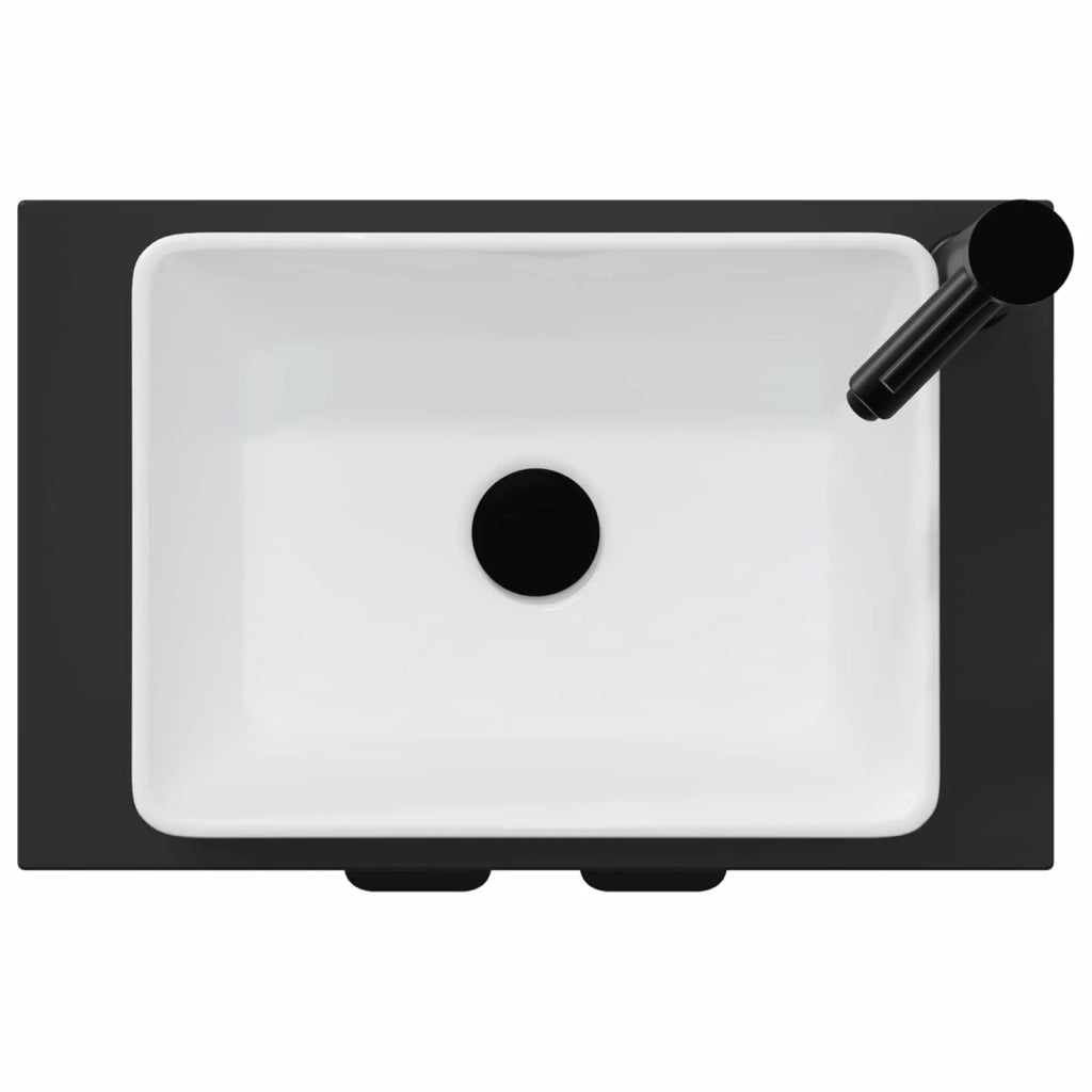 Mobile da bagno con lavabo Nero 54 x 35 x 83 cm 890159