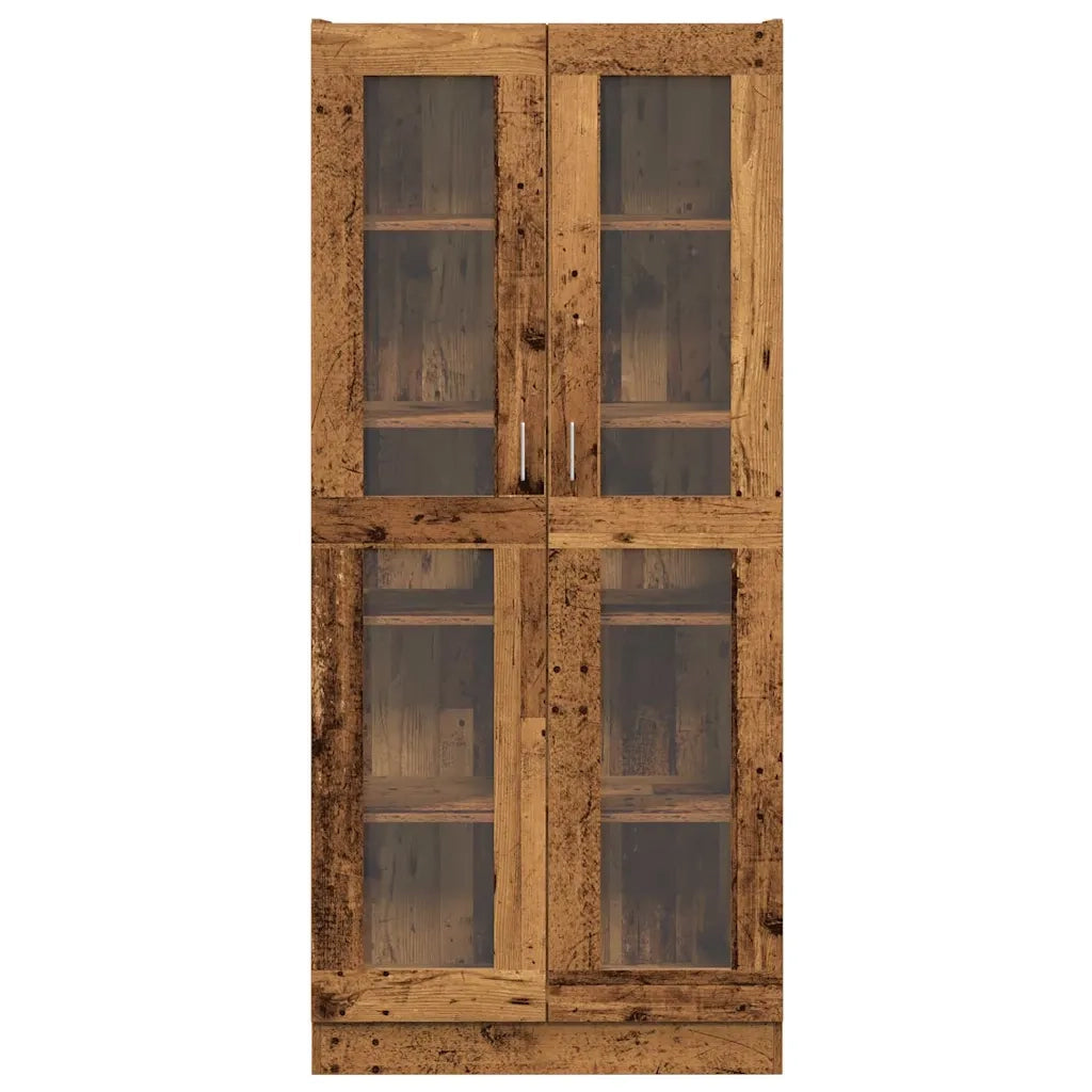 Credenza | Madia | Buffet da pranzo | Armadio da pranzo Legno Antico 82,5x30,5x185 cm in Truciolato