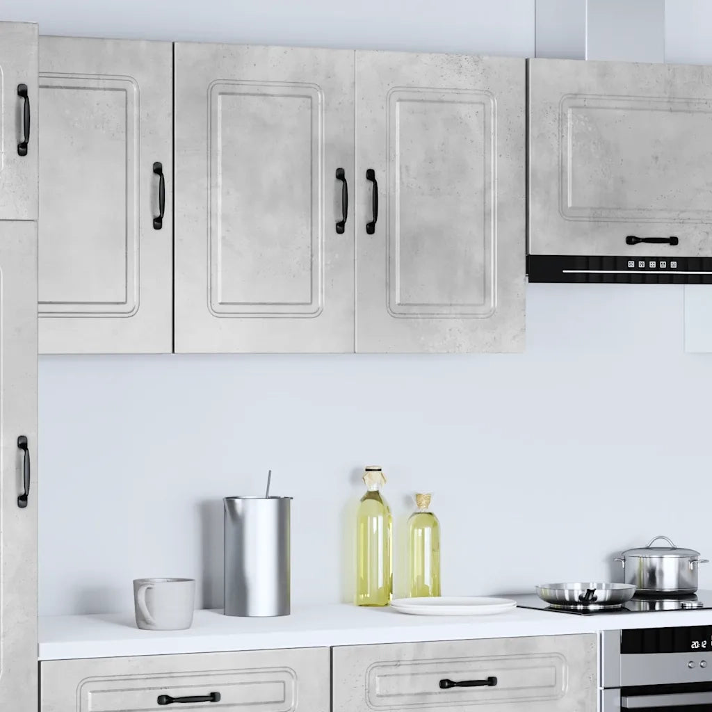 Pensile da Cucina Kalmar Grigio Cemento in Legno Multistrato 853591