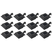Lampade Solari da Esterno 12 pz LED Quadrate 12 cm Nerecod mxl 119249