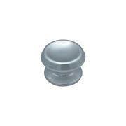 Pomolo fisso per porta SAGUATTI 166/80AB in alluminio argento lucido