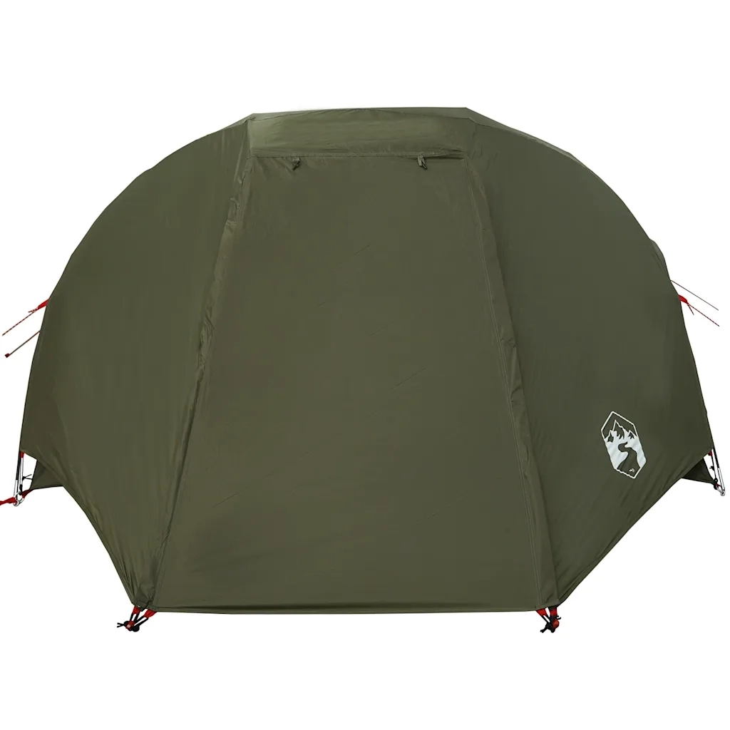 Tenda da Pesca per 5 Persone-Tenda da campeggio Verde Oliva Impermeabile 698028