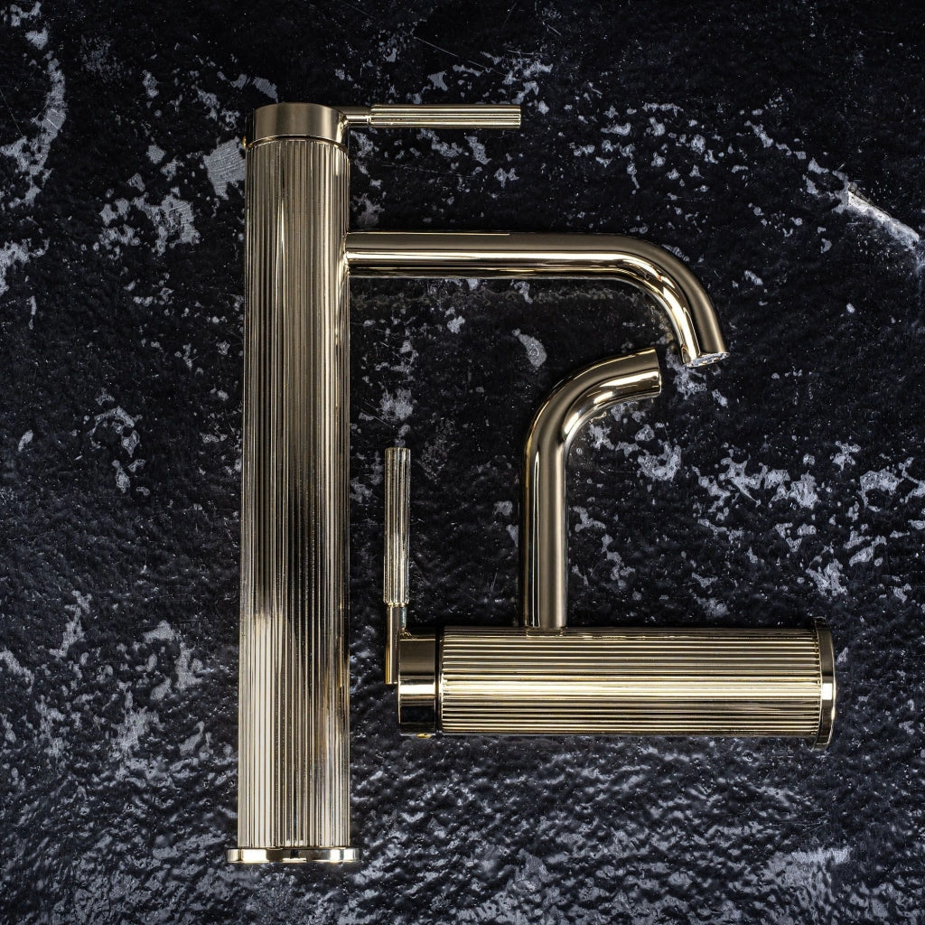 Rubinetto Da Lavabo Rea Argon Gold High