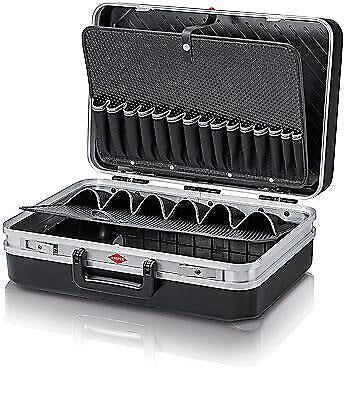 KNIPEX 00 21 20 LE Valigia portautensili Vision24 Capacita' 24 litri Carico max 20 Kg Cerniere stabili Maniglia ergonomica colore Nero