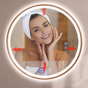 Specchio Led 70cm Mmj Brush Copper