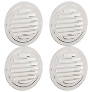Coperture per ventilazione d'aria 4 pz Argento 80 mm CFW4020369