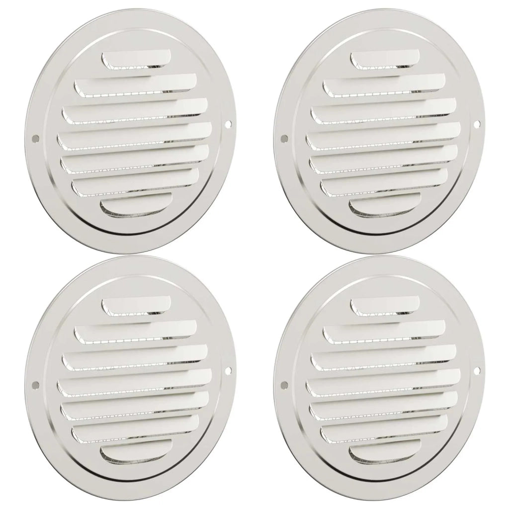 Coperture per ventilazione d'aria 4 pz Argento 80 mm CFW4020369