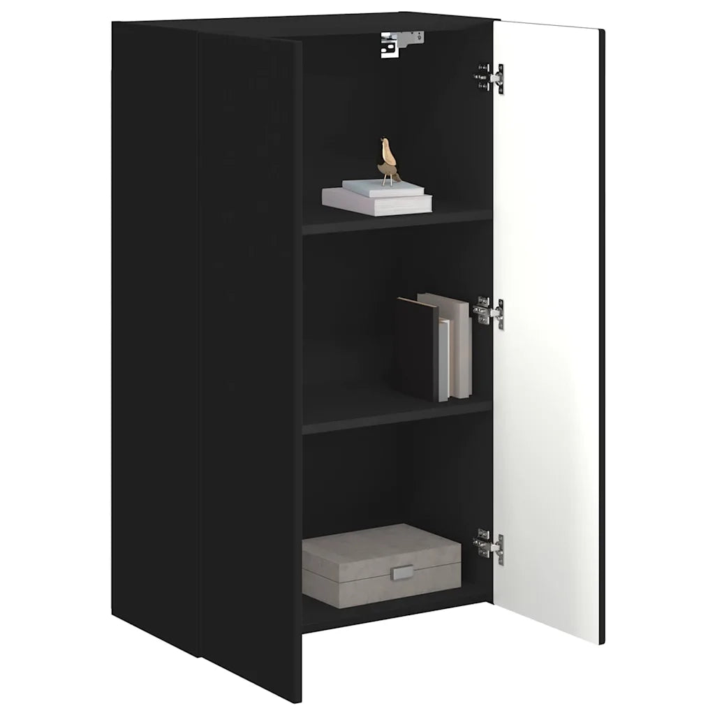 Mobile TV da parete-Mobile TV a Muro-Credenza TV Nero 59,5 x 31 x 100 cm Legno multistrato
