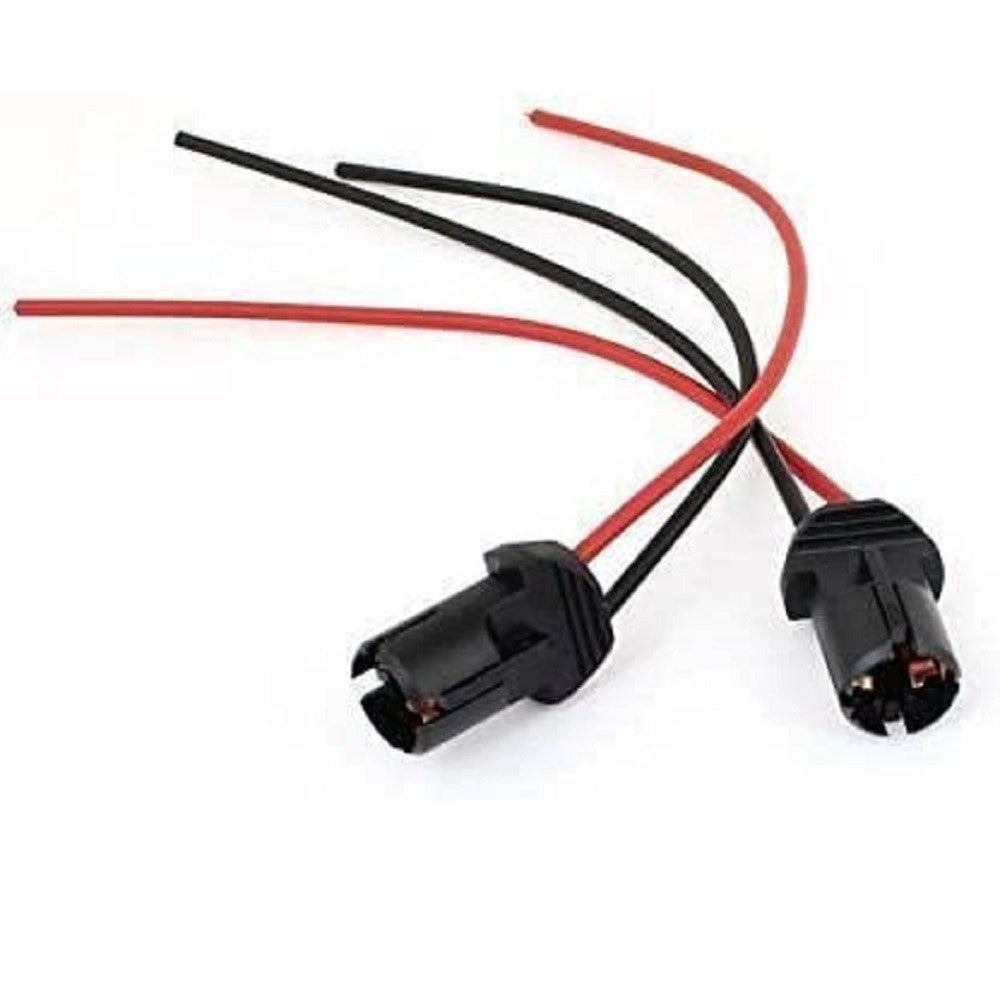 Trade Shop - Set Coppia Portalampada Supporto Attacco T10 W5w Presa Connettore Lampada Led -