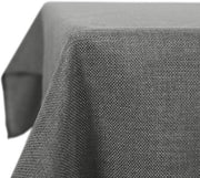 Tavolino con tovaglia in lino a effetto loto, impermeabile, 200x150 cm, grigio