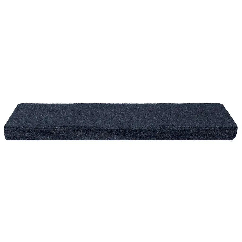 Tappetini per scale autoadesivi 10 pz | Gradini per Scale 65x21x4 cm Antracite Bordo rettangolare