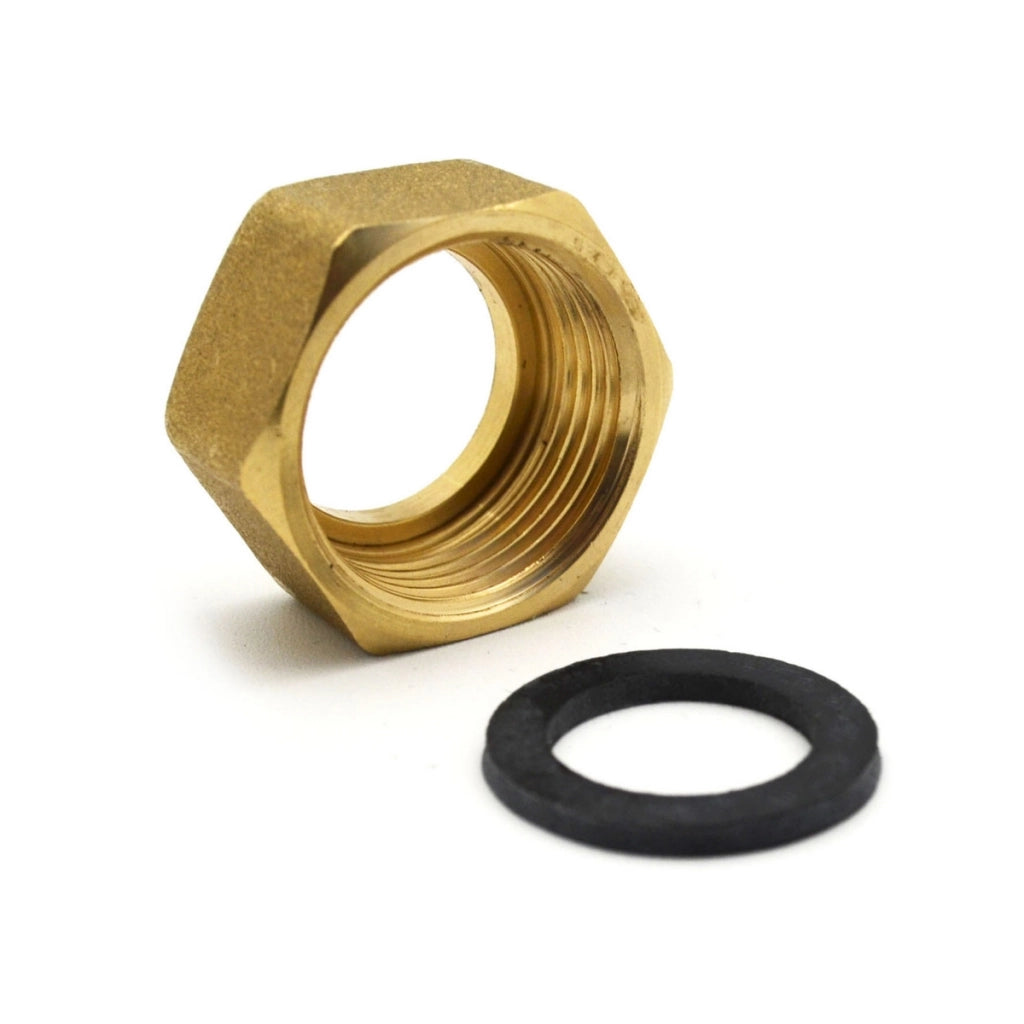 DADO IN OTTONE PER TUBI GAS + GUARNIZIONE- 1/2- MARAL- pezzi 1