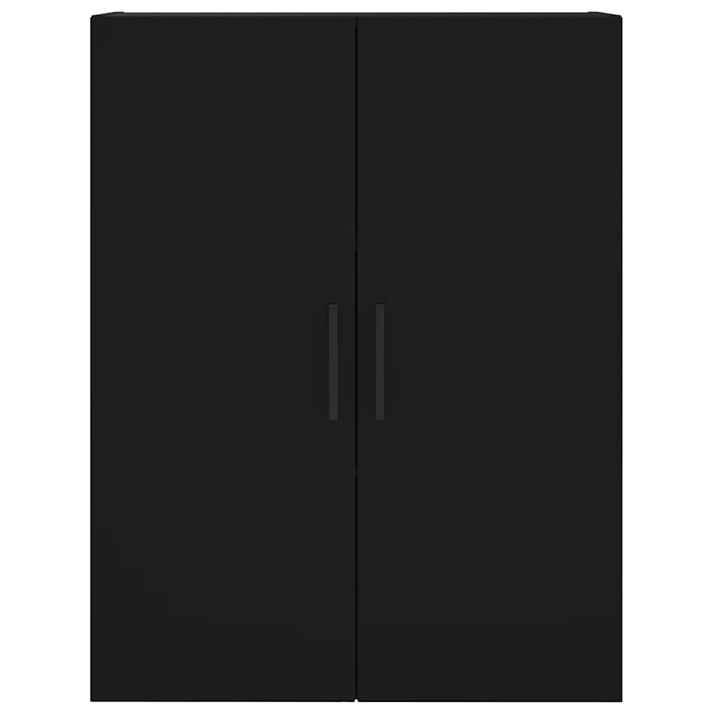 Armadietto a Muro | Mobile a Parete Nero 69,5x34x90 cm