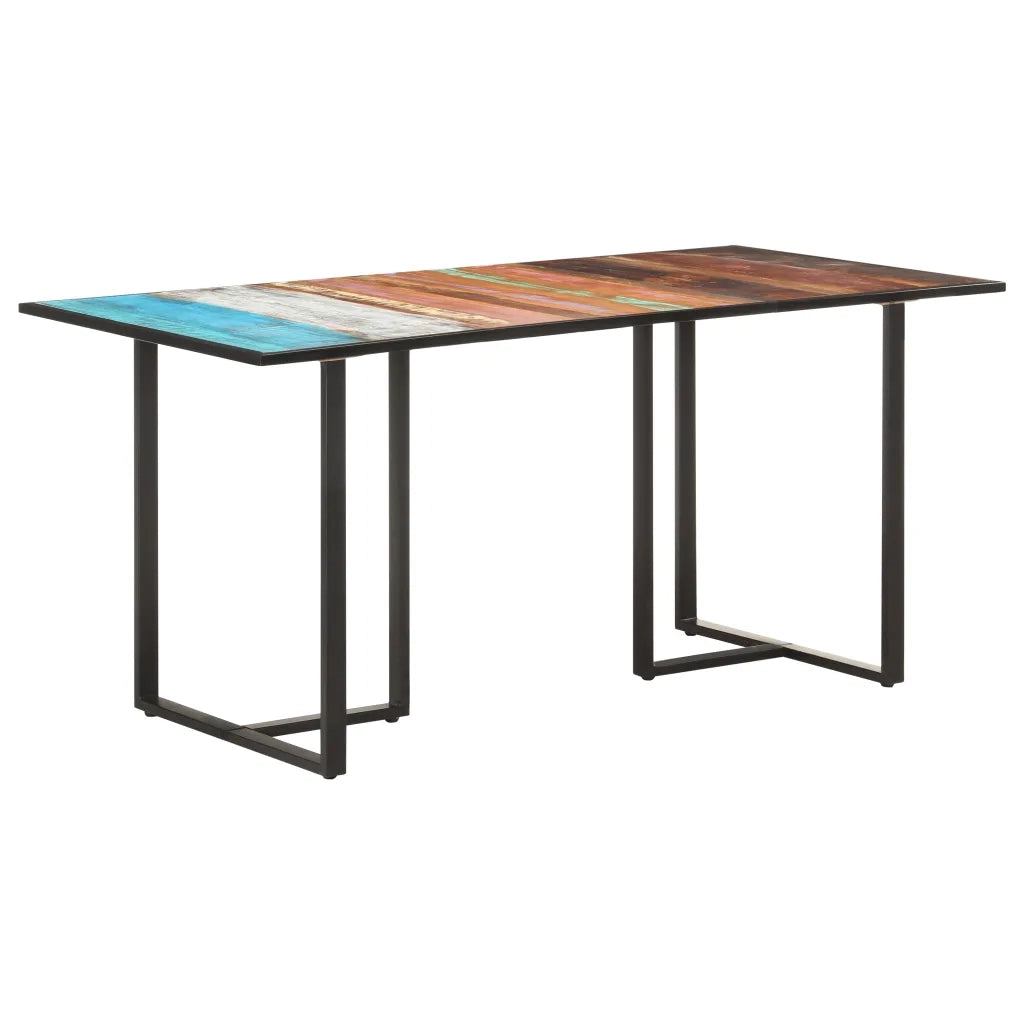 Tavolo da Pranzo 160 cm in Legno Massello di Recupero 320694