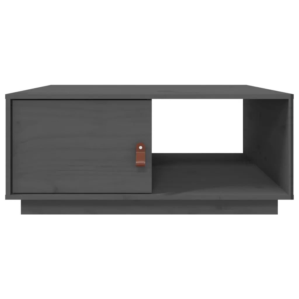 Tavolino da salotto | Tavolino da caff¨¨ | Tavolino da Soggiorno Grigio 80x50x35,5 cm Legno Massello di Pino