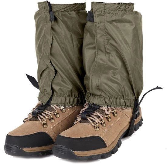 Gaiters Leggibili - Impermeabili - Adattabili - Adatti per Stivali da Trekking e Tutti i Tipi di Scarpe - Protezioni per Gamba Pratiche per Uomini - colore Sabbia