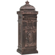 Cassetta della Posta in Alluminio Inossidabile Vintage Bronzo CFW1753205