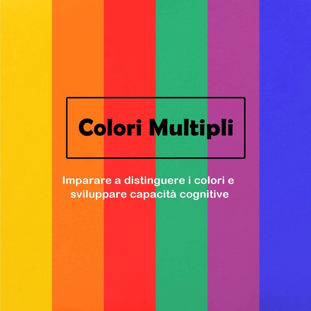 6 Cuscini Esagonali per Bambini con Maniglie, Imbottitura in Schiuma di 5 cm, Sedili Portatili e Flessibili per Asilo Nido, 38 x 34 cm (Arcobaleno)