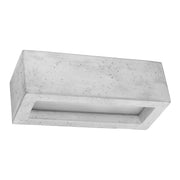 Applique POLARO 30 in cemento grigio E27 Pure Lume loft