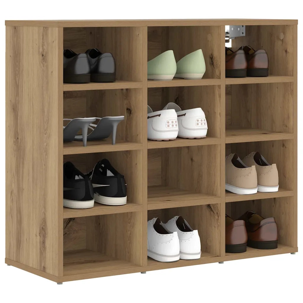 Mobile per scarpe-Scarpiera Rovere artigianale 77,5 x 30 x 67 cm