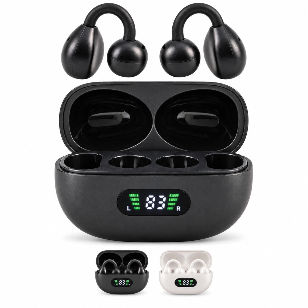 AURICOLARI WIRELESS BLUETOOTH TWS HI-FI STEREO CON DISPLAY LED ALLPRESS AS-08609