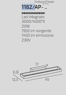 DNA APPLIQUE PICCOLO BIANCO 1182-AP-BI