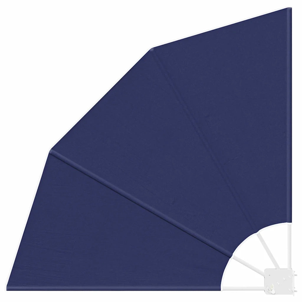 vidaXL Schermo di Privacy per Balcone Blu marino 115 x 115 cm Tessuto