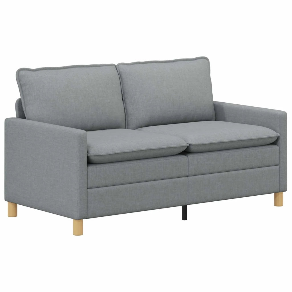 Set di divani 2 pz Grigio Chiaro Tessuto 3417137