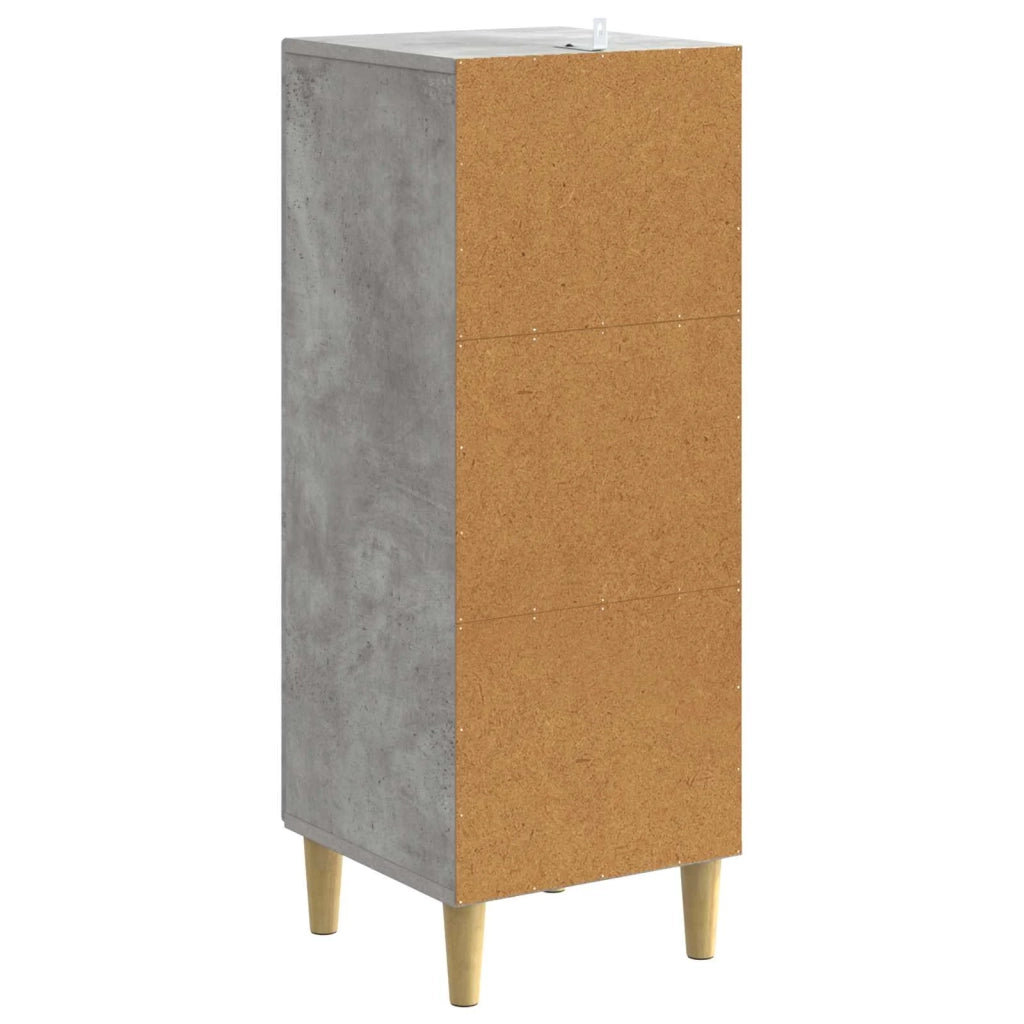 Credenza Grigio Cemento 33 x 34,5 x 90 cm Legno ingegnerizzato 895058