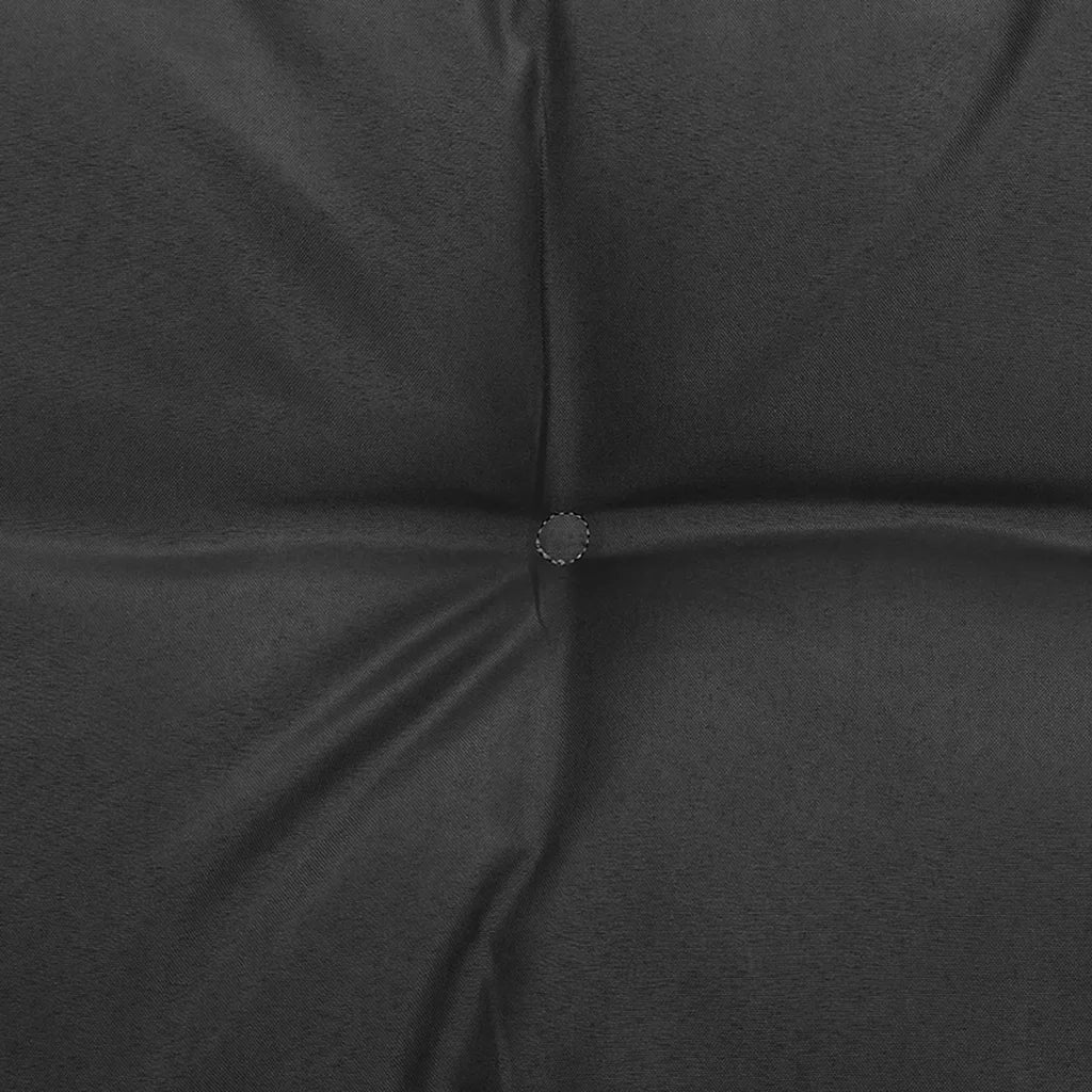 Divano da Giardino a 2 Posti con Cuscini-Sofa da Giardino-Divano da esterno Nero Massello di Pino 445935