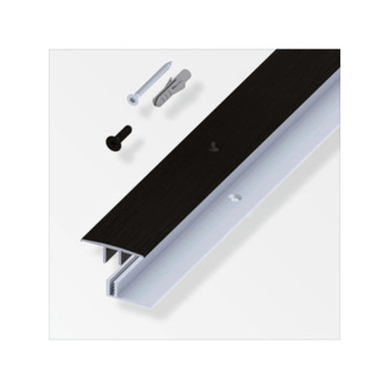 RACCORDO A T P/PARQUET NERO SPAZZOL 100 CM
