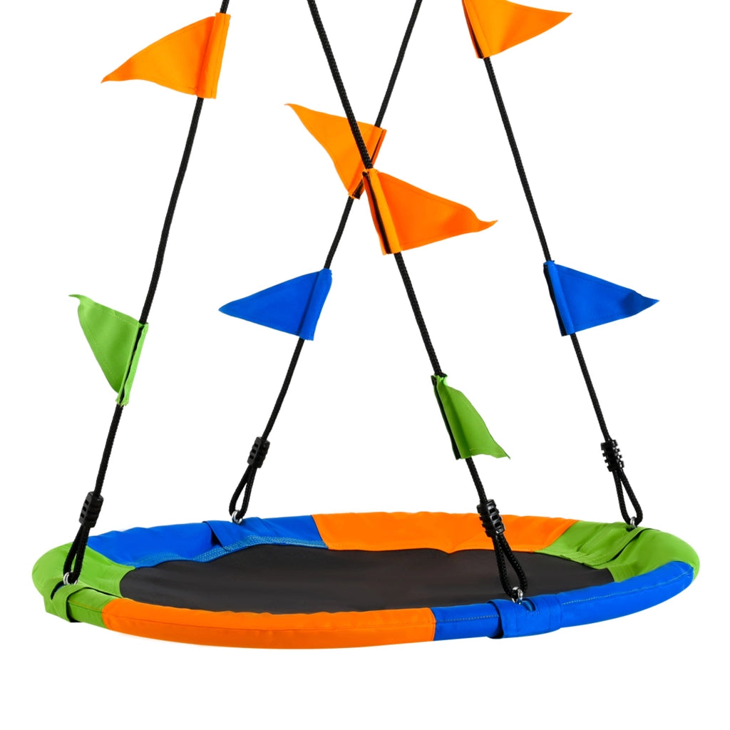 Altalena a nido per bambini ¨C zephmum ¨C multicolor, ¦µ100x120-180 cm