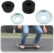Set di cuscinetti per skateboard 95A compatibile con skateboard trucks - colore nero, compatibile con skateboard trucks independent e venture.