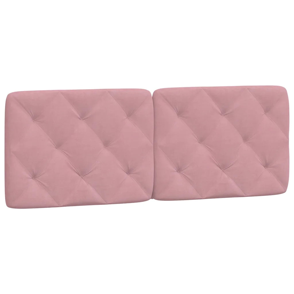 Letto matrimoniale | Letto per adulti | Giroletto senza Materasso Rosa 140x200 cm in Velluto