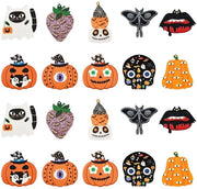 Set di 20 Diverse Decorazioni Halloween in Acrilico per Creare Gioielli