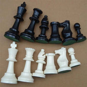 Scaquino in plastica - Set completo per bambini - 77mm - Ideale per appassionati di scacchi - Adatto per famiglie - Divertimento da gioco