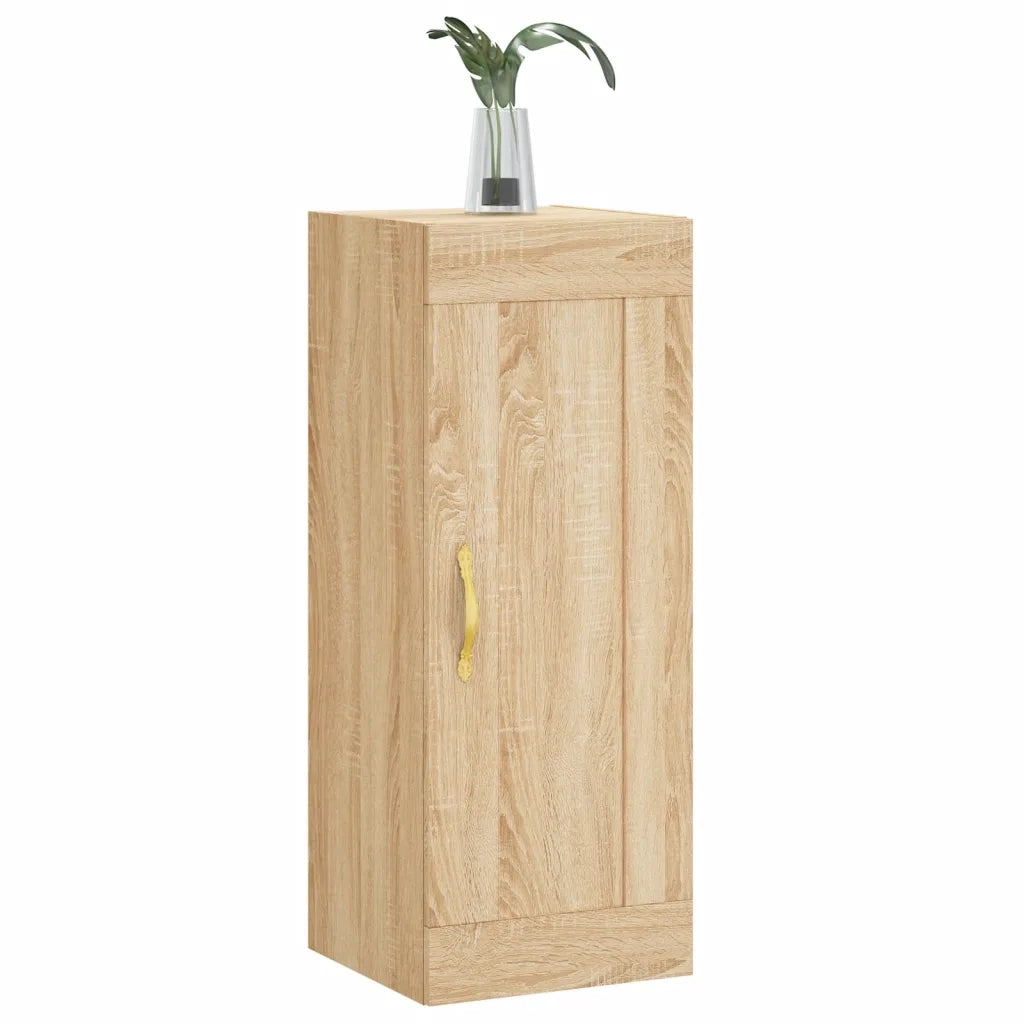 Mobile a Parete Rovere Sonoma 34,5x34x90 cm Legno Multistrato 835021