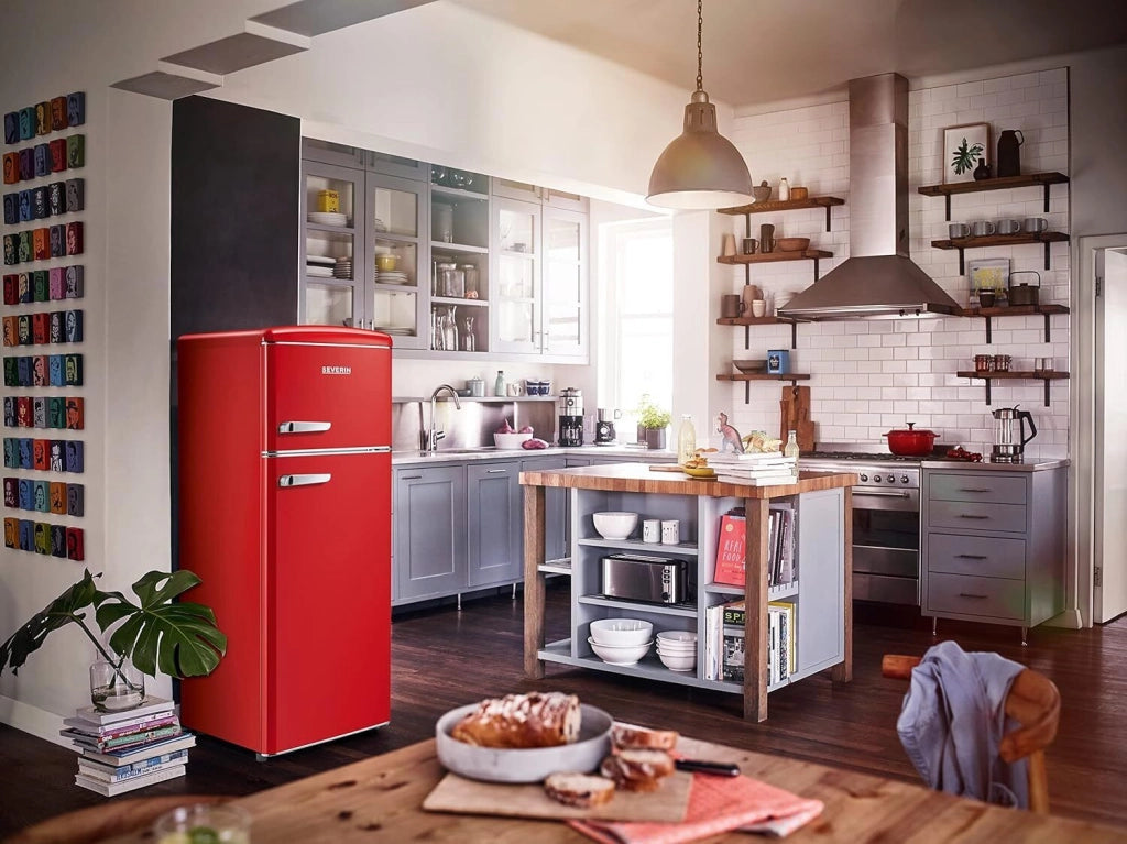 Severin RKG 8930 frigorifero con congelatore Libera installazione 206 L E Rosso