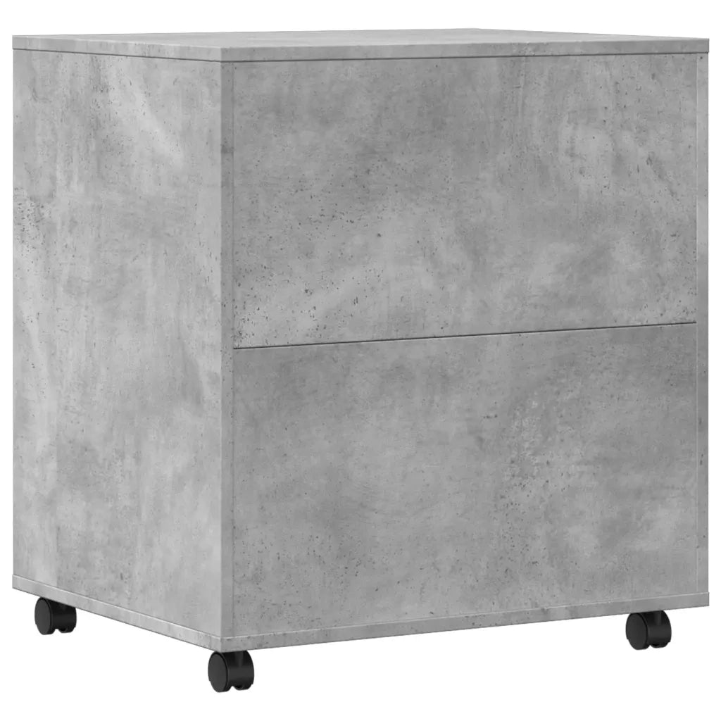 Supporto per Stampante con Ruote Grigio Cemento 60x50x67 cm CFW8651684
