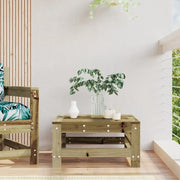 Sedia da giardino-Poggiapiedi da Giardino in Legno Impregnato di Pino 192368